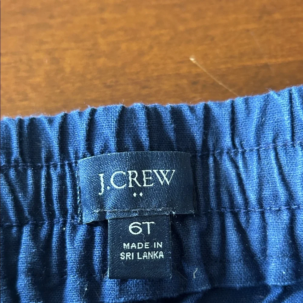 J. Crew Navy Drawstring Jogger Pants - Picture 2 of 3
